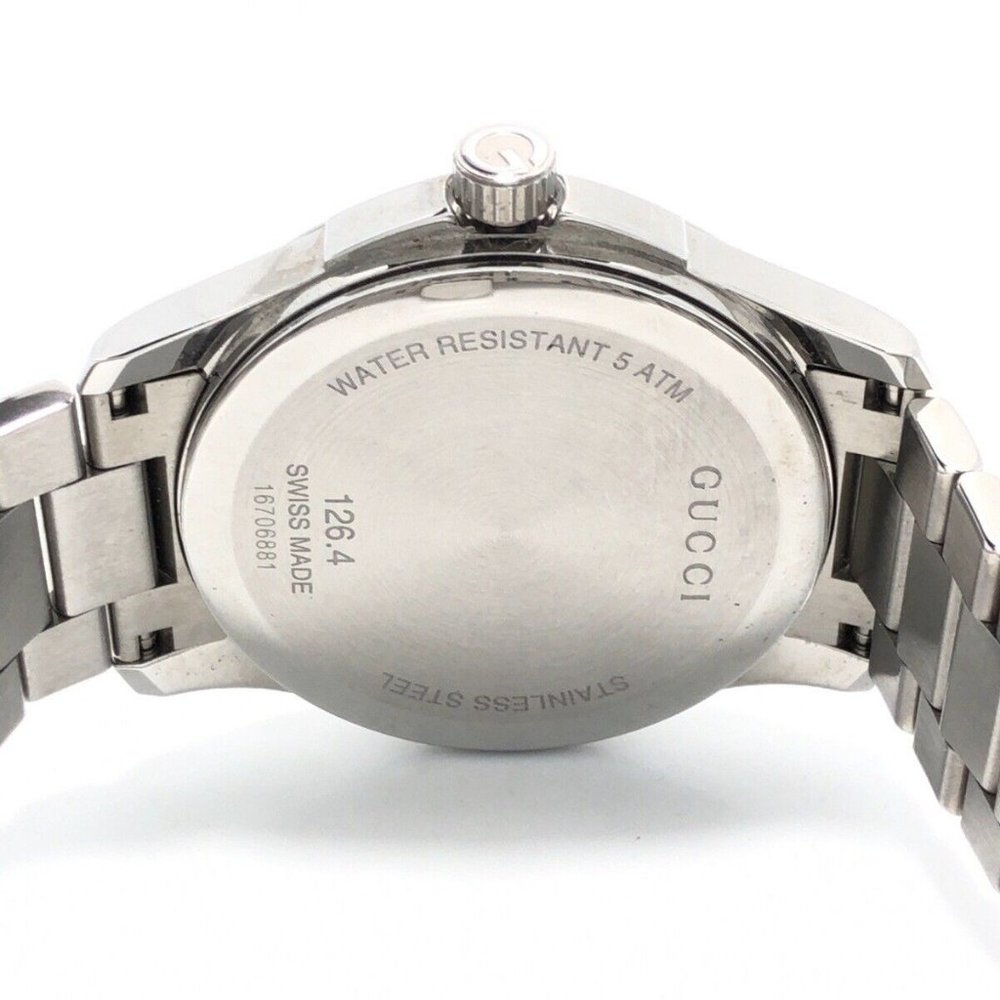 Authenticity guaranteed GUCCI G Timeless Silver Men's Wrist - Picture 4 of 5
